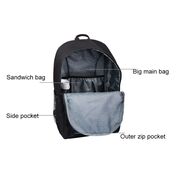 Детские рюкзаки - Детский рюкзак Music, черный П0603
