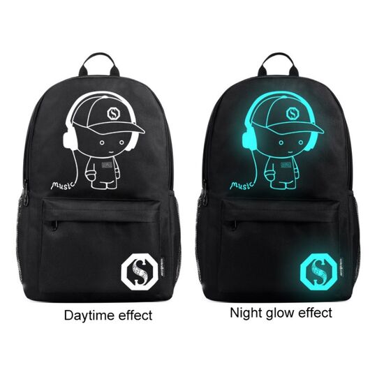 Детские рюкзаки - Детский рюкзак Music, черный П0603