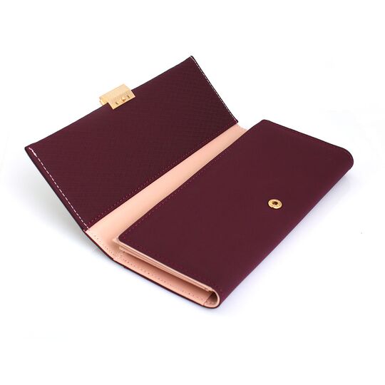 Женский кошелек, красный П0606