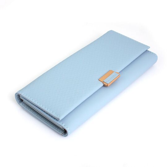 Женский кошелек, голубой П0609