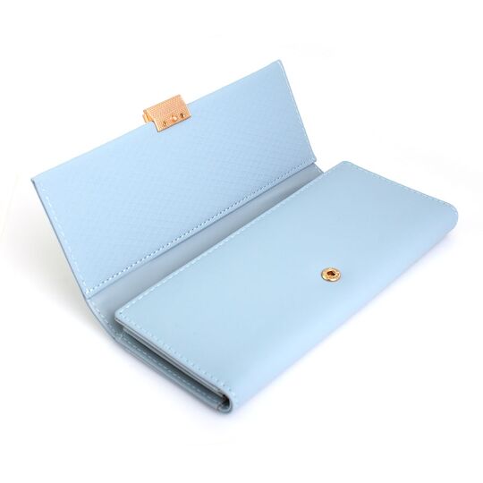 Женский кошелек, голубой П0609