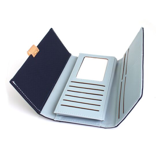 Жіночий гаманець, синій П0610