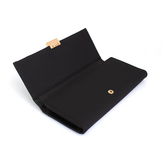Жіночий гаманець, чорний П0611