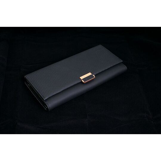 Жіночий гаманець, чорний П0611