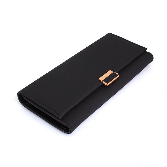 Жіночий гаманець, чорний П0611