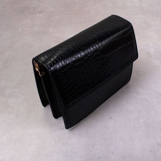 Жіноча сумка, чорна П0612