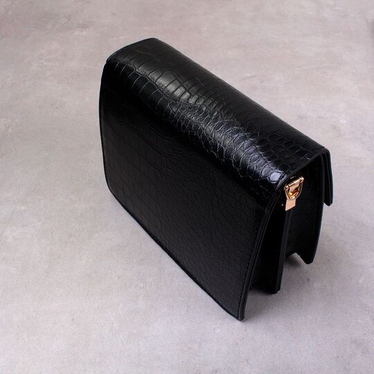 Жіноча сумка, чорна П0612