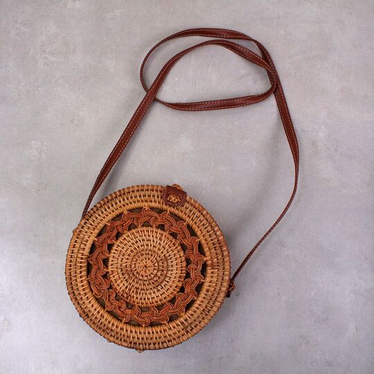 Женская сумка соломенная П0614