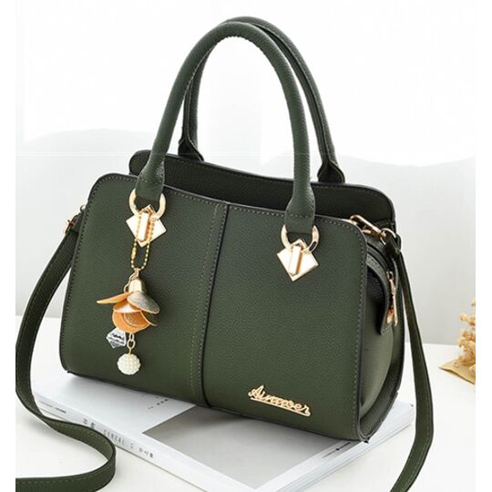 Жіноча сумка Saffiano, зелена П0617