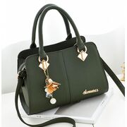 Жіноча сумка Saffiano, зелена П0617