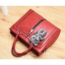 Женская сумка Saffiano, красная П0618