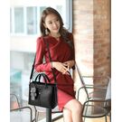 Женская сумка Saffiano, розовая П0619