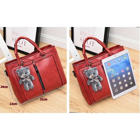 Женская сумка Saffiano, розовая П0619