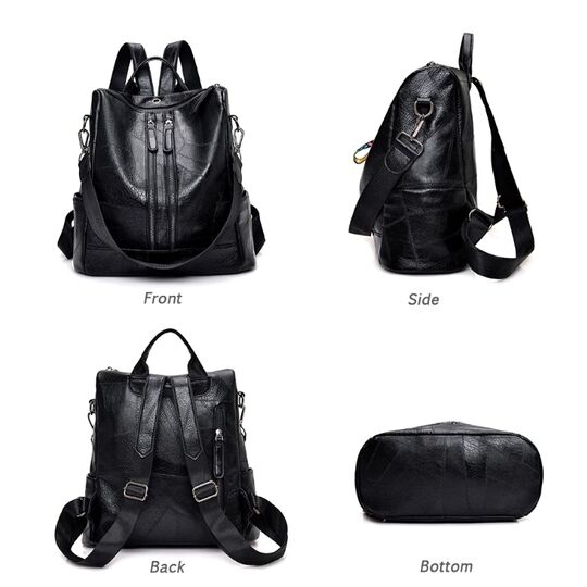 Жіночий рюкзак SAITEN, чорний П0625