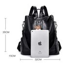 Жіночий рюкзак SAITEN, чорний П0625