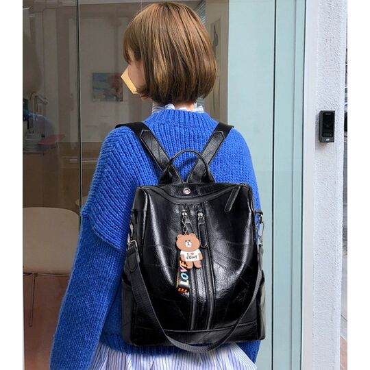 Жіночий рюкзак SAITEN, чорний П0625