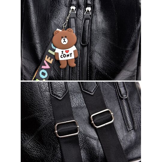 Жіночий рюкзак SAITEN, чорний П0625