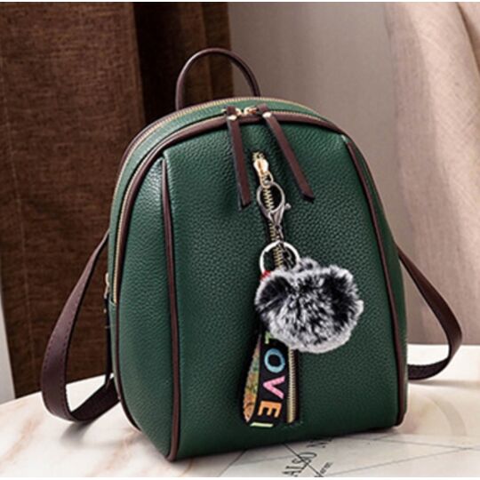 Рюкзак жіночий, зелений П0626