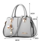 Жіноча сумка Saffiano, сіра П0627