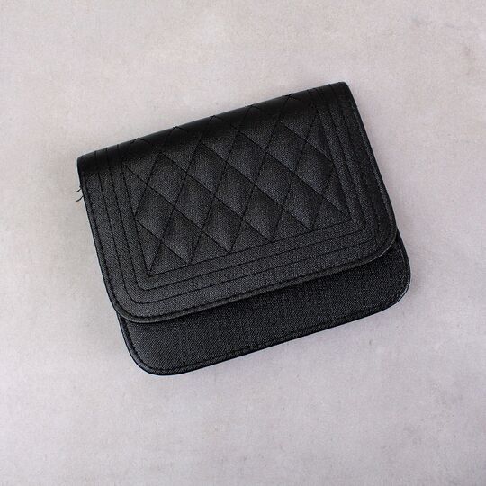 Жіноча сумка, чорна П0637