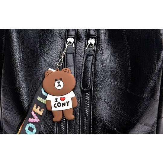 Жіночий рюкзак SAITEN, коричневий П0641