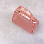 Жіноча сумка прозора, рожева П0643