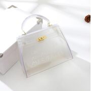 Женская сумка прозрачная, белая П0645