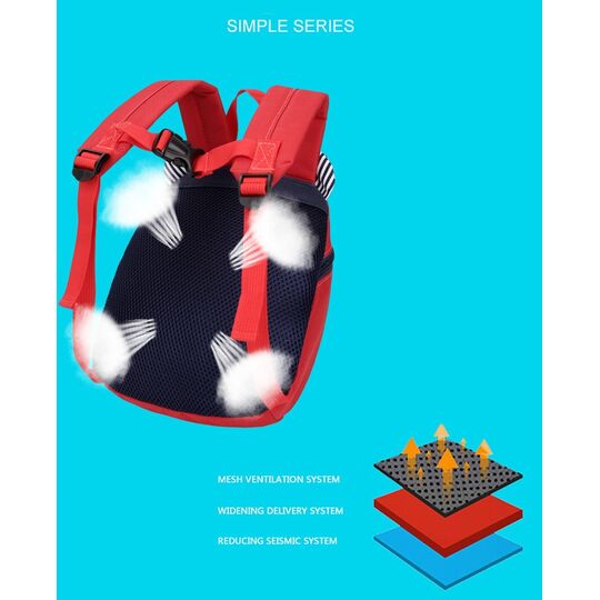 Дитячий рюкзак, блакитний П0653