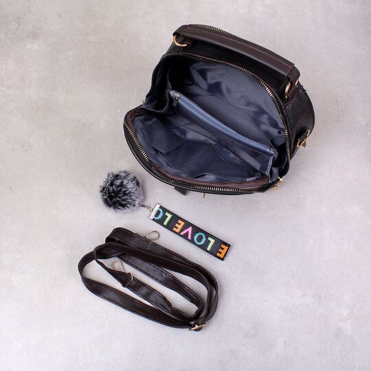 Жіноча сумка ETALOO, чорна П0661