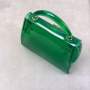 Жіноча сумка прозора, зелена П0664