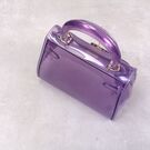 Женская сумка прозрачная, фиолетовая П0667