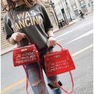 Жіноча сумка прозора, фіолетова П0668