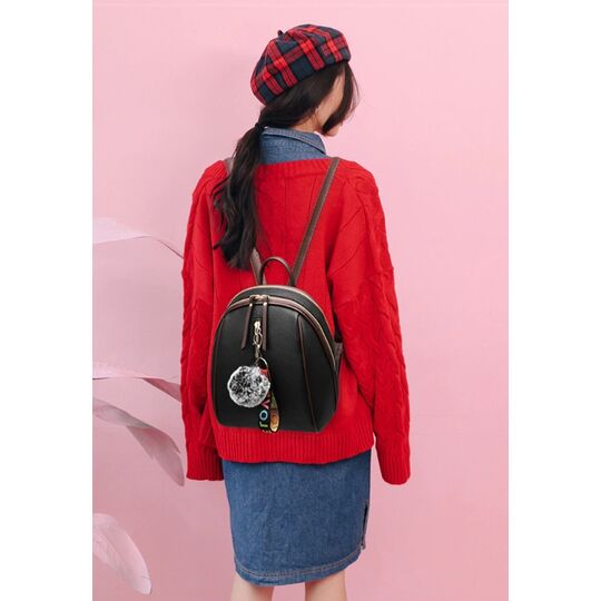 Жіночий рюкзак, чорний П0674