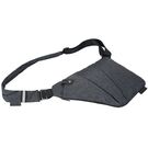 Мужская сумка слинг на левое плечо, черная - П0687 Мужская сумка слинг на левое плечо, черная - П0687