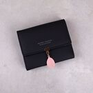 Жіночий гаманець, чорний - П0695