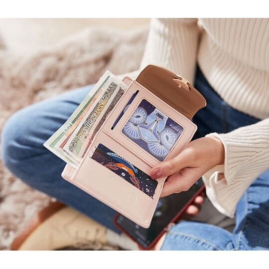 Жіночий гаманець City Light, блакитний - П0704