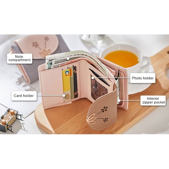 Жіночий гаманець City Light, блакитний - П0704