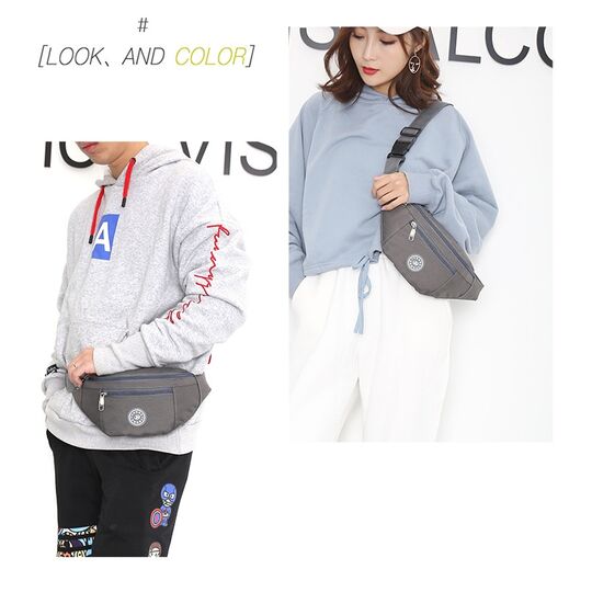 Сумка поясная, бананка красная - П0710