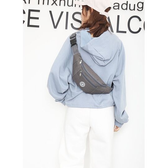 Сумка поясная, бананка красная - П0710