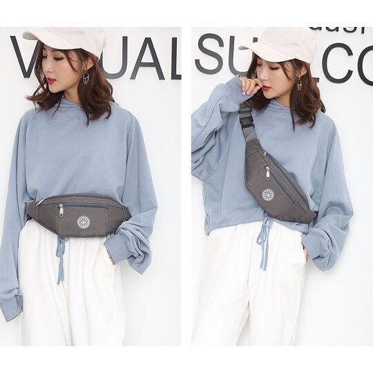 Сумка поясная, бананка красная - П0710