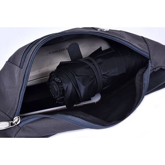 Сумка поясная, бананка красная - П0710