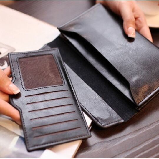 Жіночий гаманець, чорний П0713