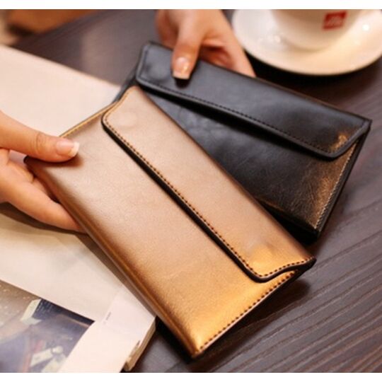 Жіночий гаманець, чорний П0713