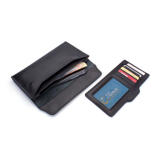 Жіночий гаманець, чорний П0713