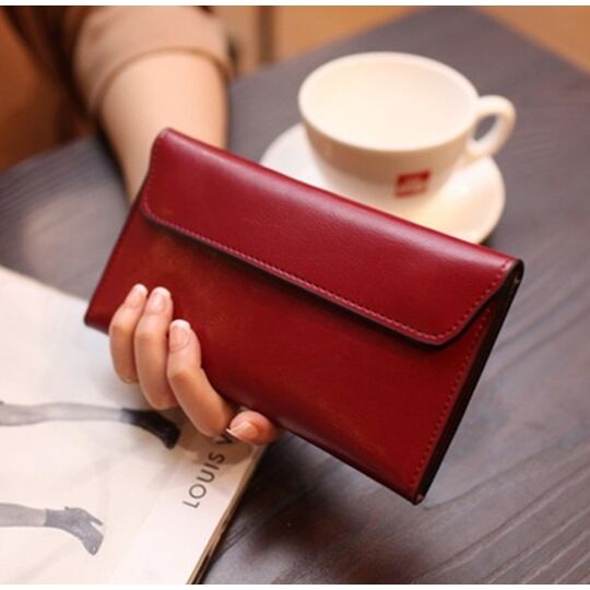 Жіночий гаманець, червоний П0714