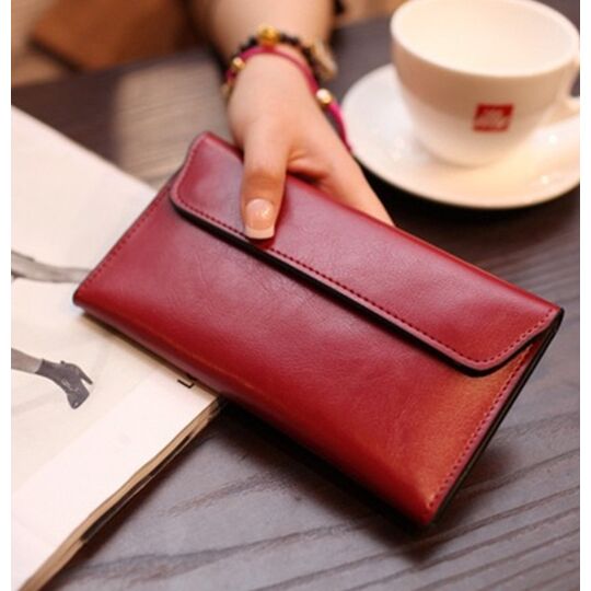 Жіночий гаманець, червоний П0714