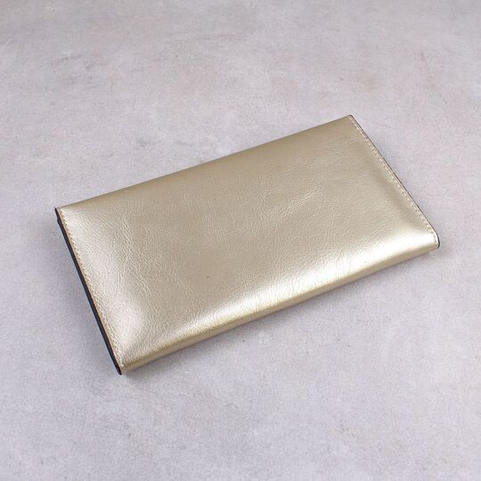 Женский кошелек, золотистый П0715