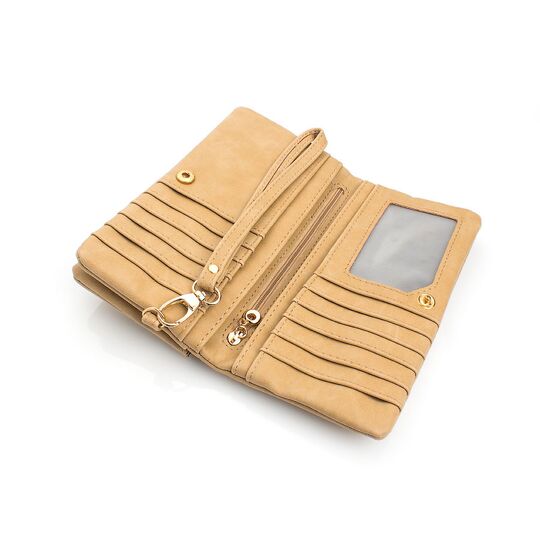 Женский кошелек DOLOVE, бежевый - П0716