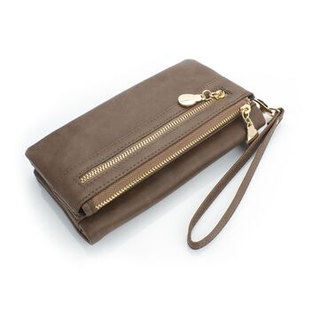 Жіночий гаманець DOLOVE, коричневий - П0717