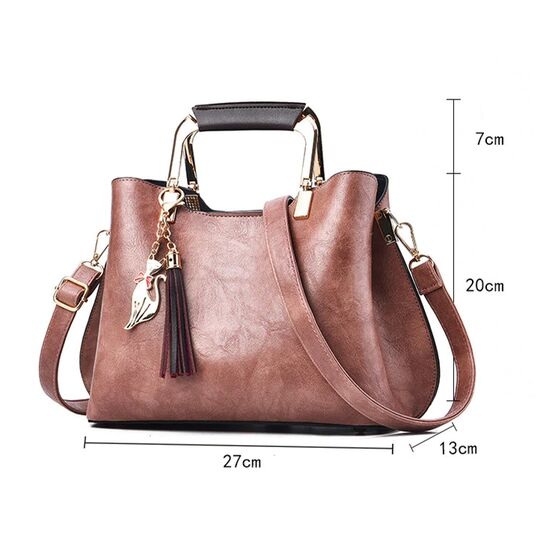 Жіноча сумка Shunvbasha, чорна П0721